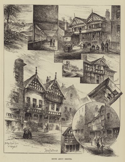 Round about Chester by Herbert Railton